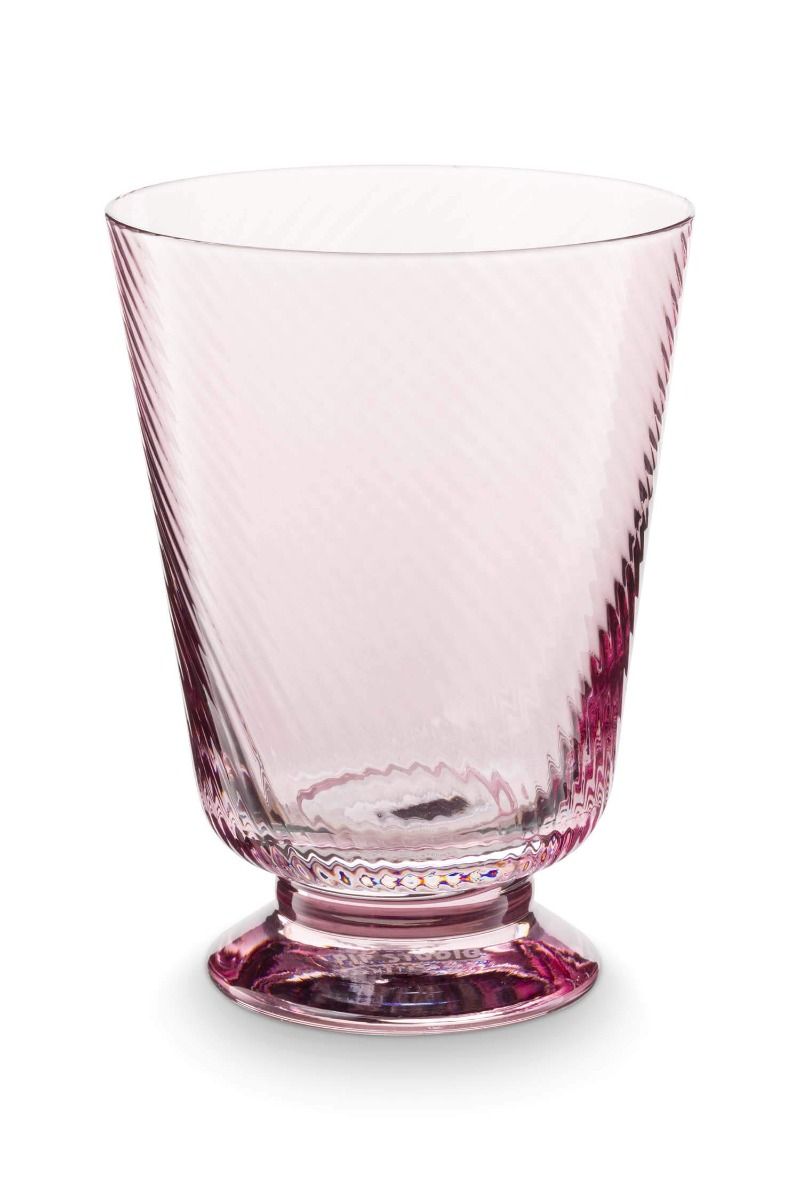 Lily & Lotus Water Glass Twisted Lilac