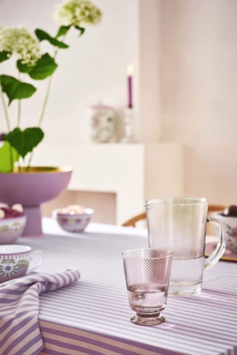 Lily & Lotus Water Glass Twisted Lilac