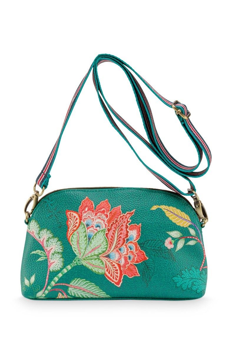 Cross Body Small Jambo Flower Green