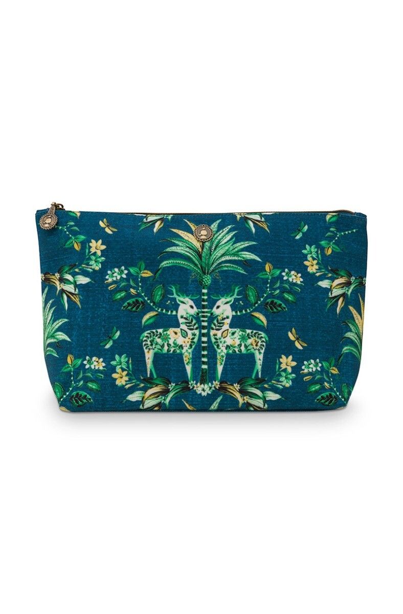 Pip Studio Pouch Large Tropic Twins Blue