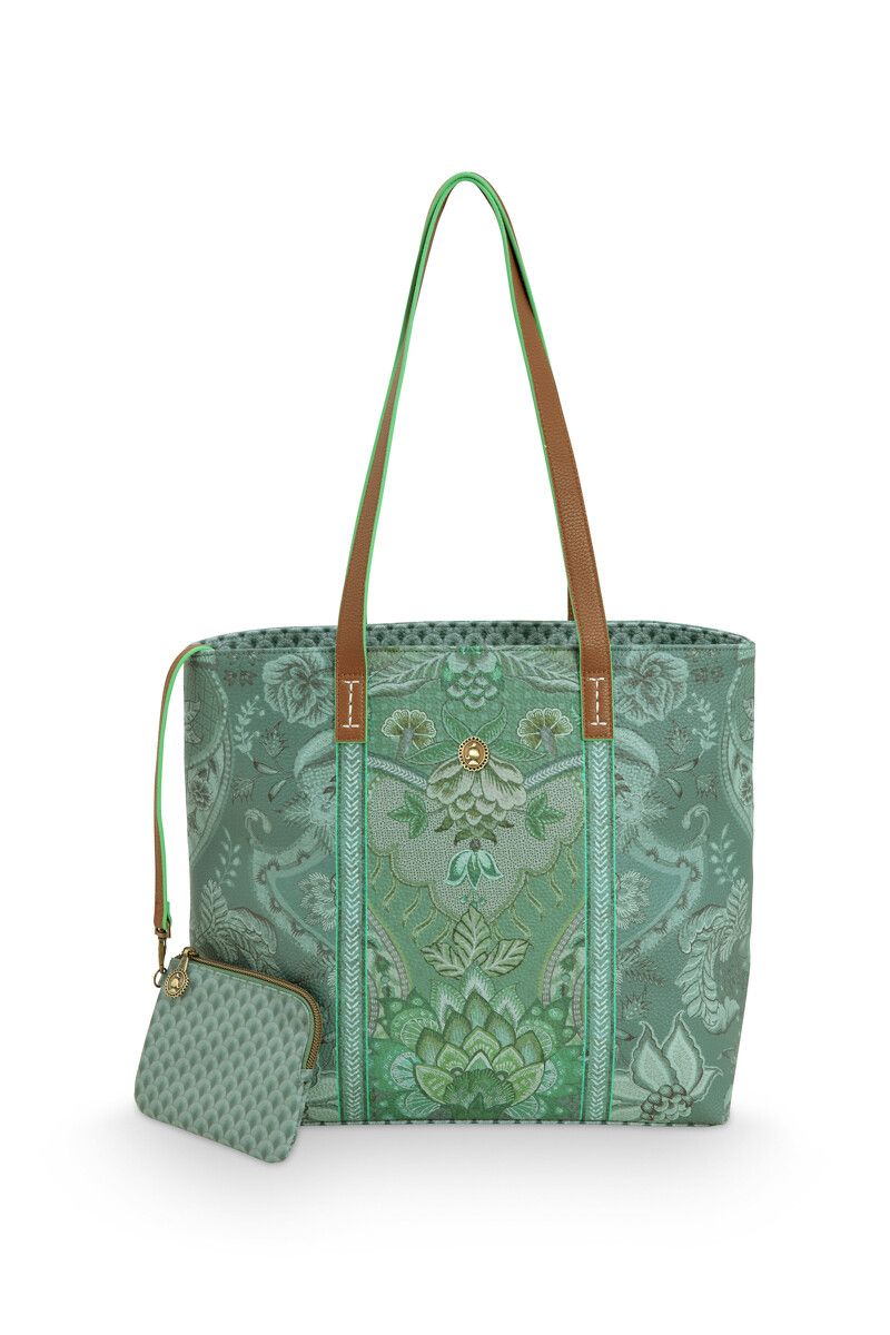 Shopper Medium Kyoto Festival Green