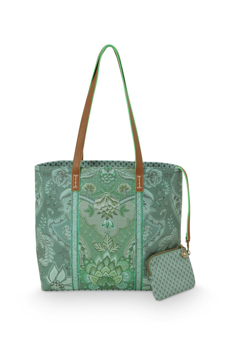 Shopper Medium Kyoto Festival Groen