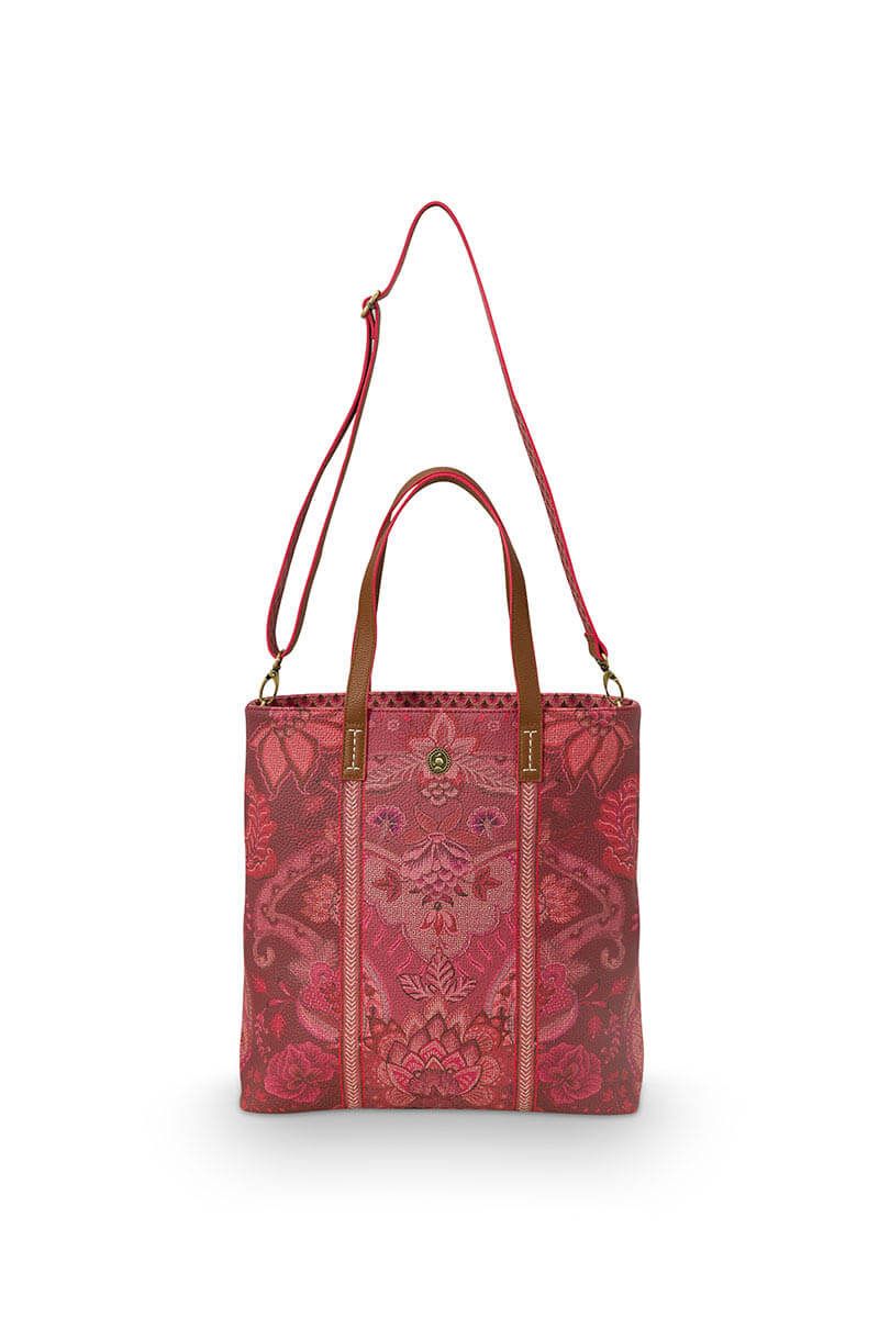 Tasche Rechteckig Kyoto Festival Dunkelrosa