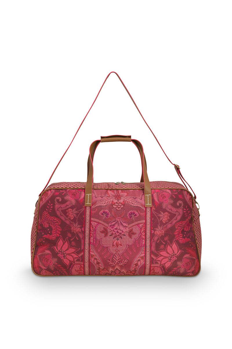 Weekend Bag Large Kyoto Festival Dark Pink