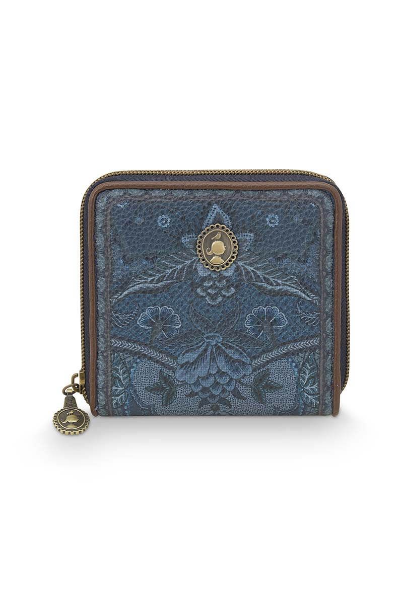 Portefeuille Carré Kyoto Festival en Coloris Bleu Denim