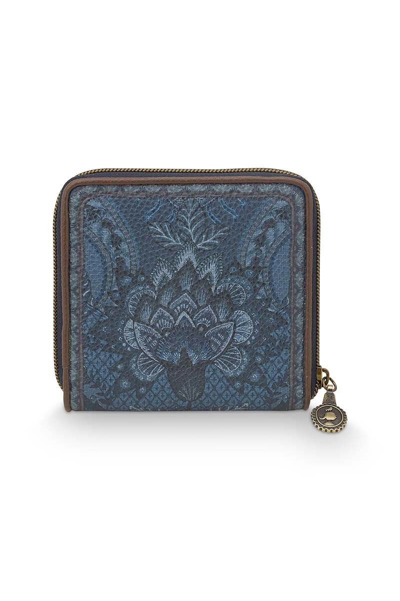 Portefeuille Carré Kyoto Festival en Coloris Bleu Denim