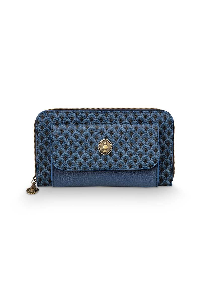 Portefeuille de poche Suki en coloris bleu