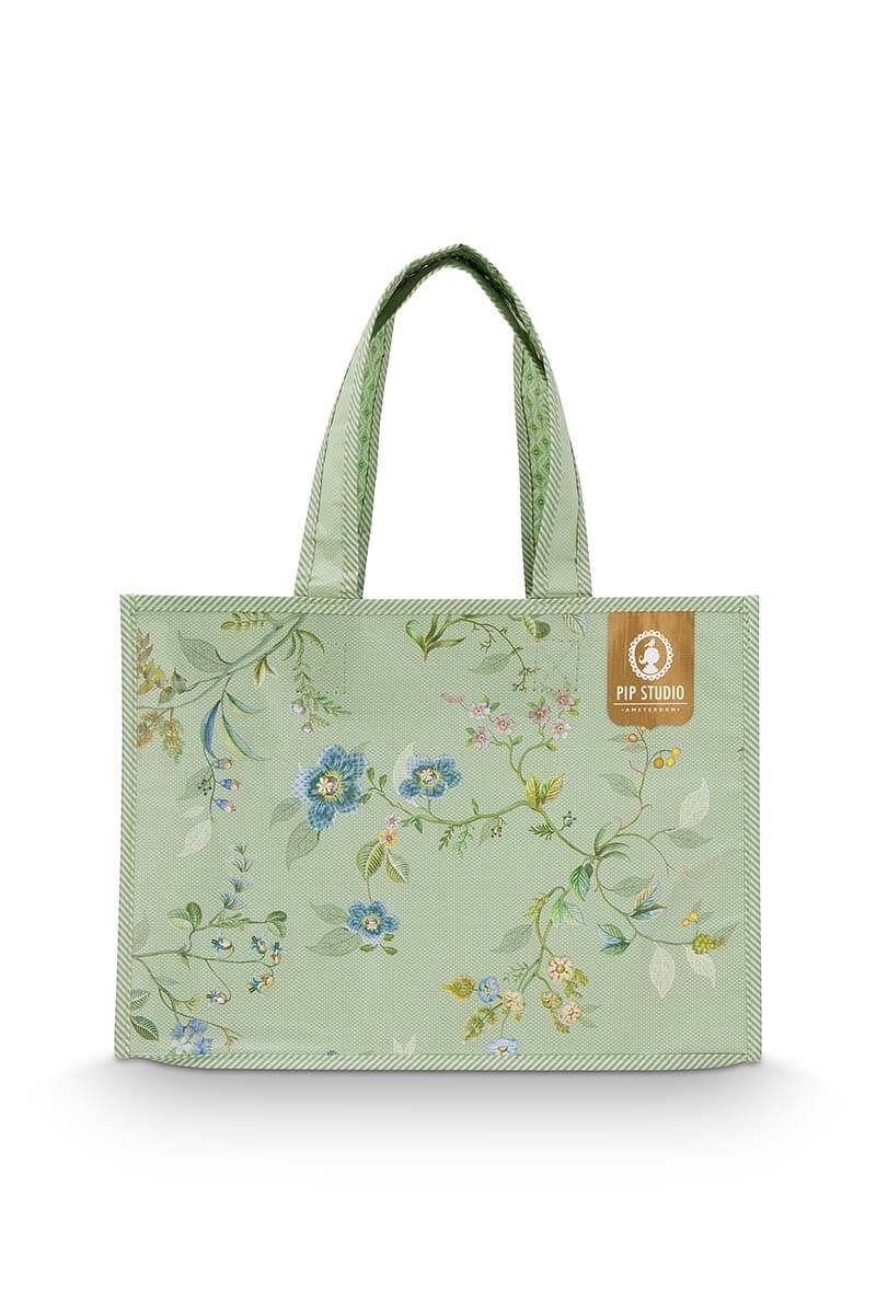 Promotionele Tas Klein Kawai Flower Groen