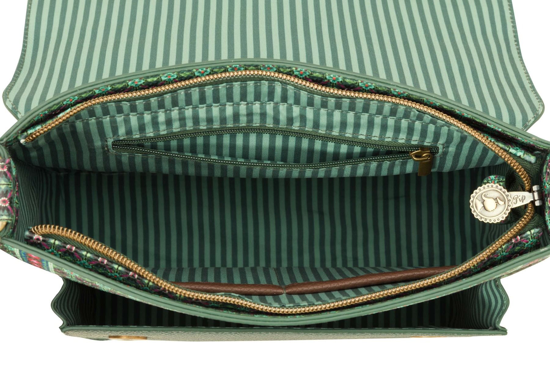 Schultertasche Clover Grün