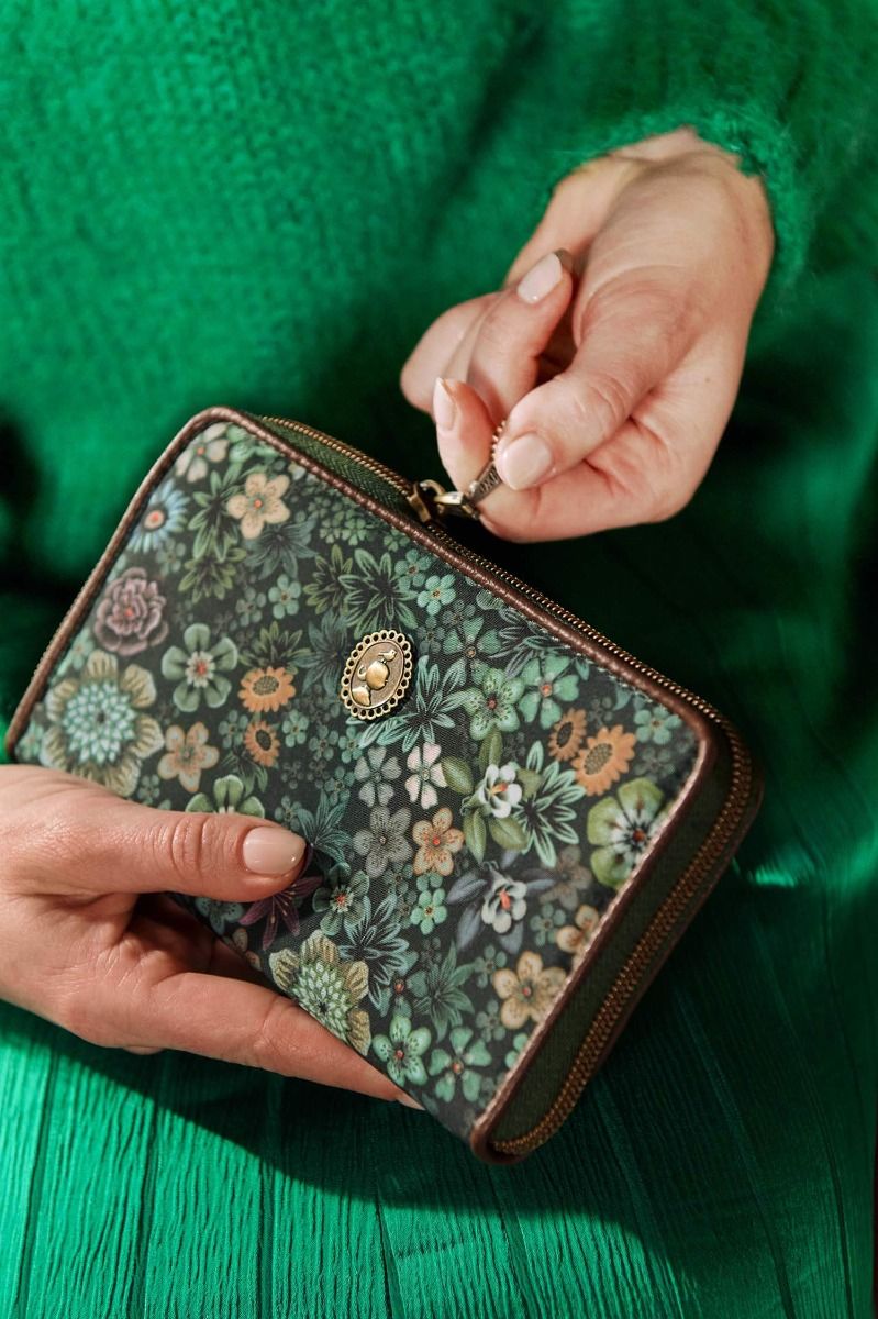 Wallet Tutti I Fiori Green