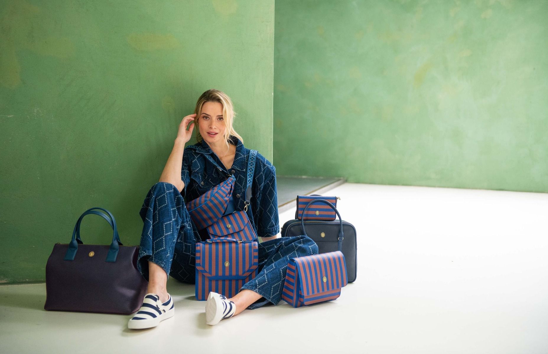 Felice Handtasche Gross Blau