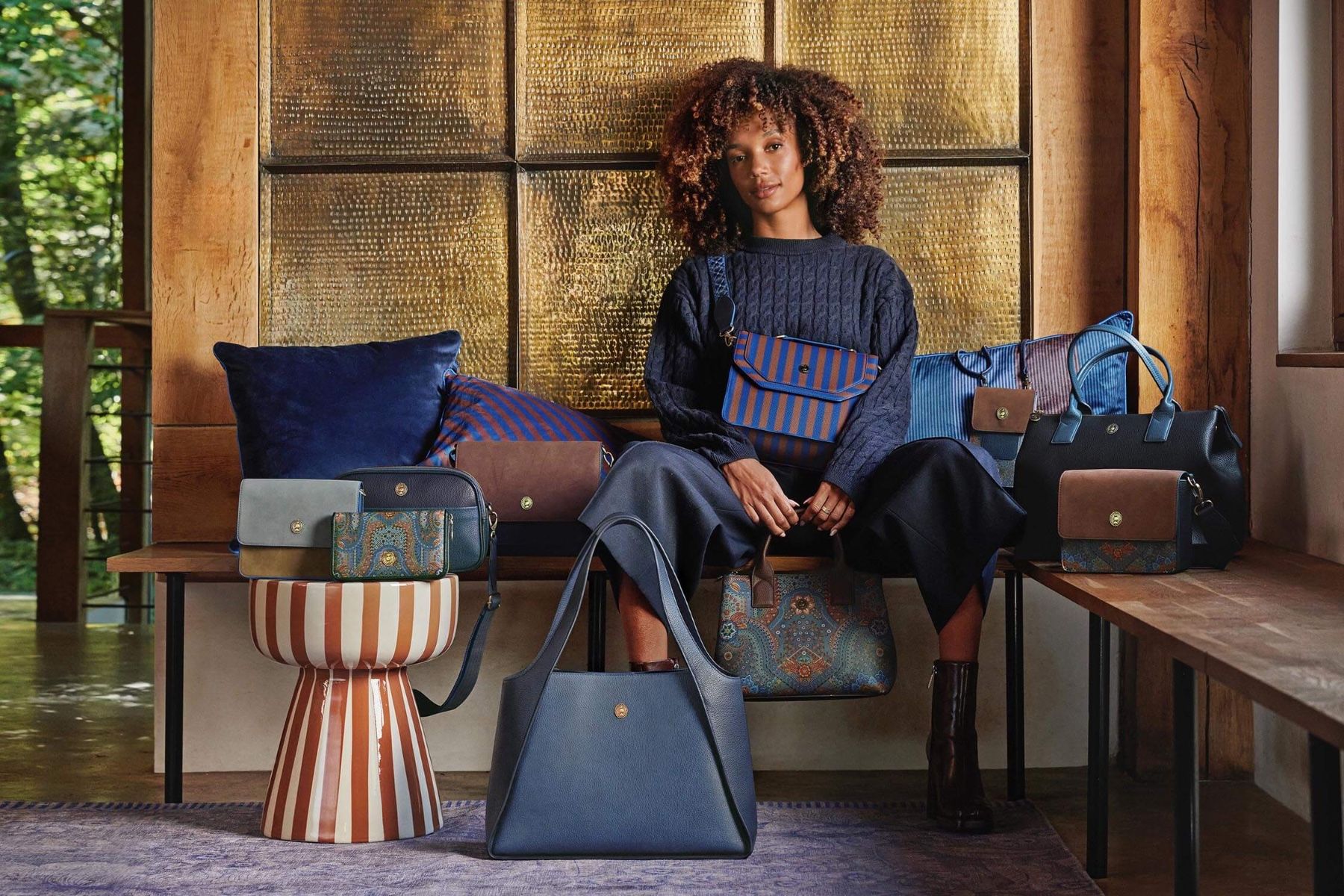 Telefontasche Peggy Jabali Blau