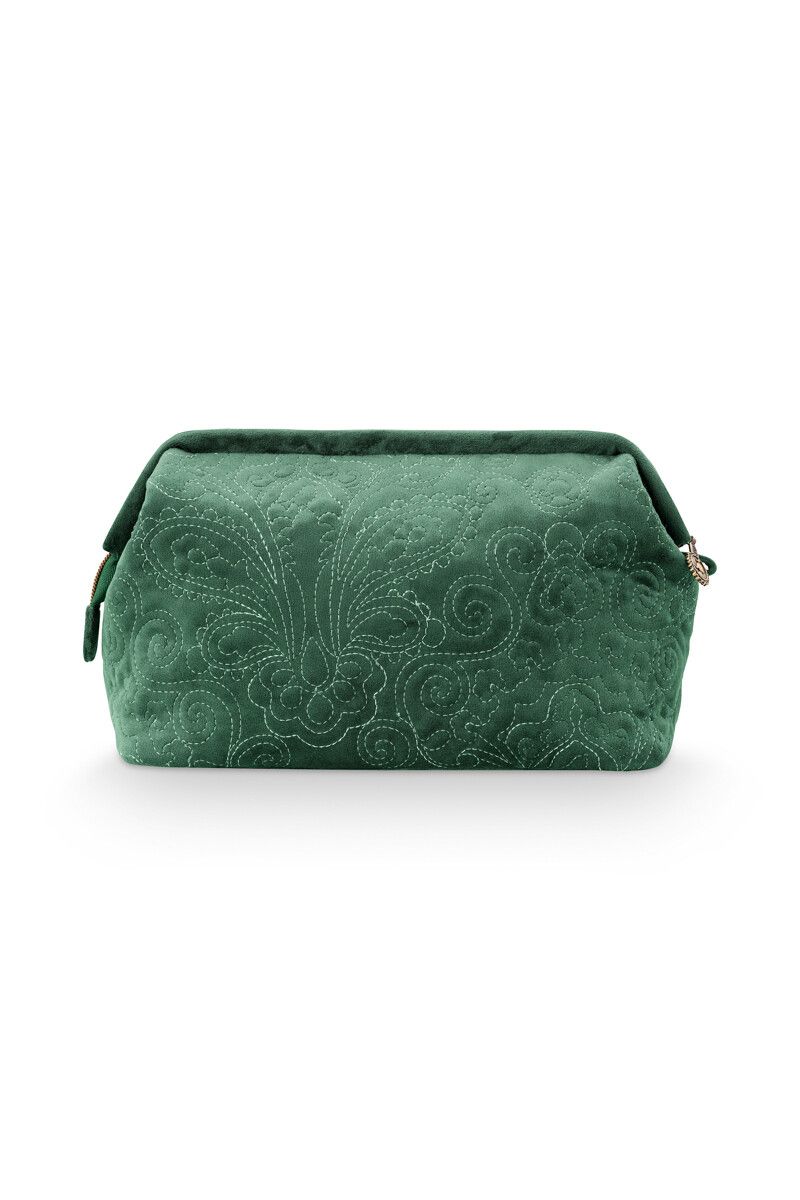 Kosmetiktasche Gross Quiltey Days Grün