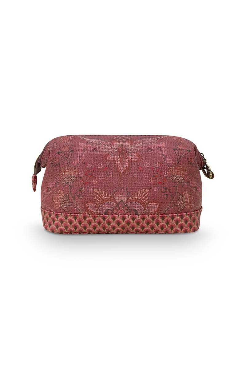 Cosmetic Purse Medium Kyoto Festival Dark Pink