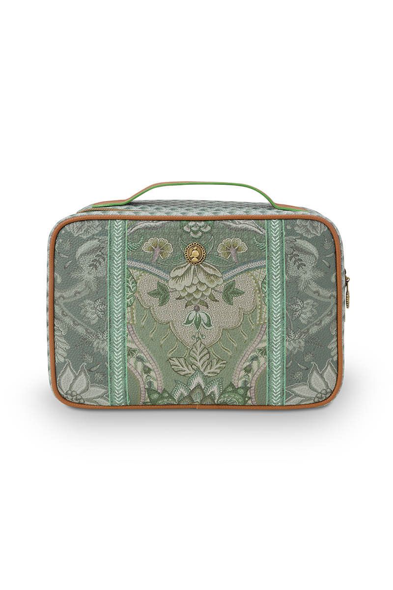Beauty Case Square Large Kyoto Festival Green