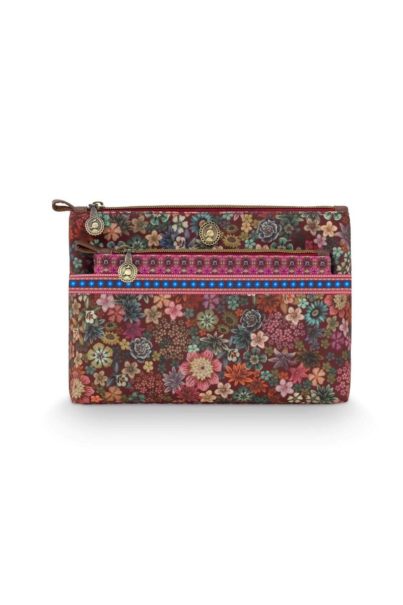 Cosmetic bag Combi Tutti I Fiori Pink