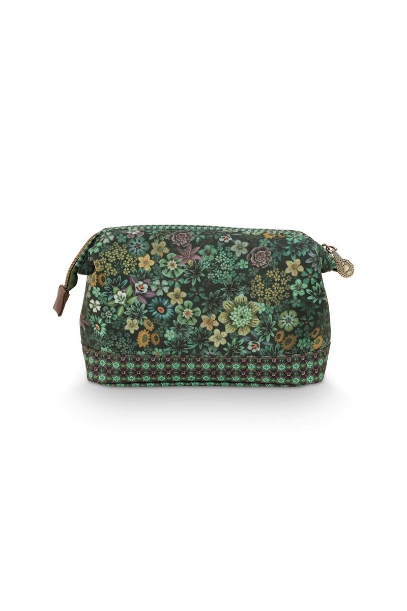 Cosmetic Bag Medium Tutti I Fiori Green