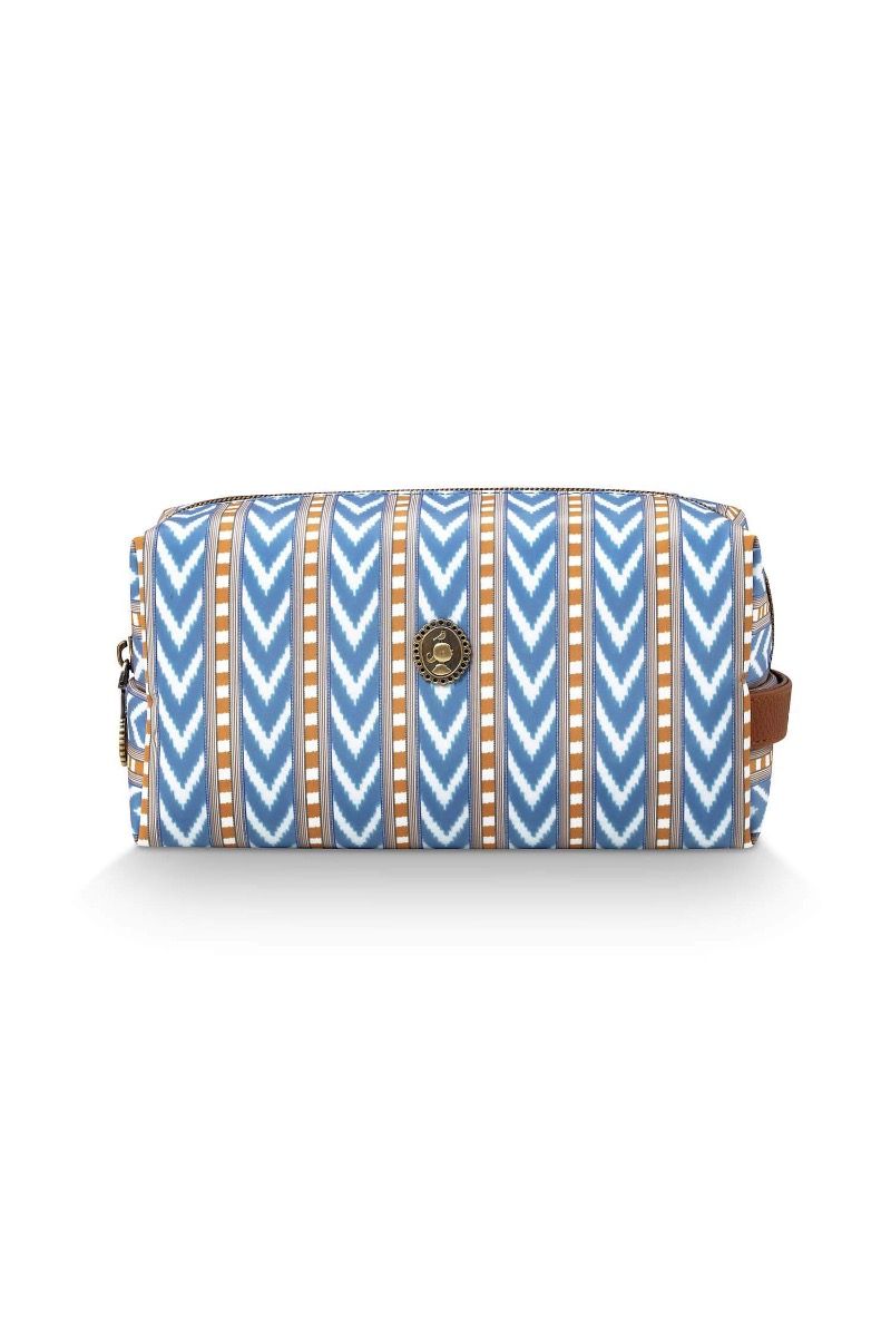 Coco Necessaire Mittel Samba Streifen Blau
