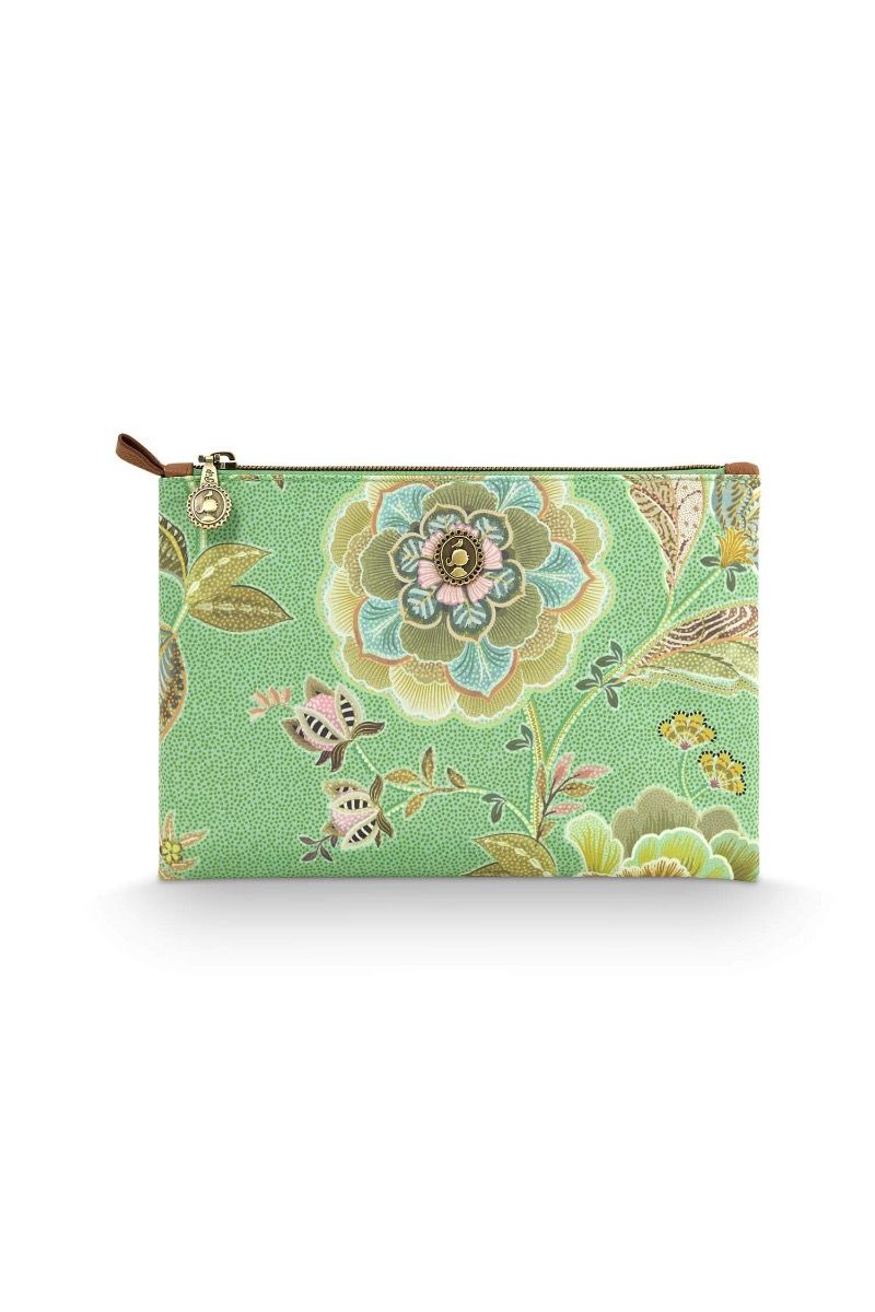 Charly Flaches Necessaire Mittel Matata Grün
