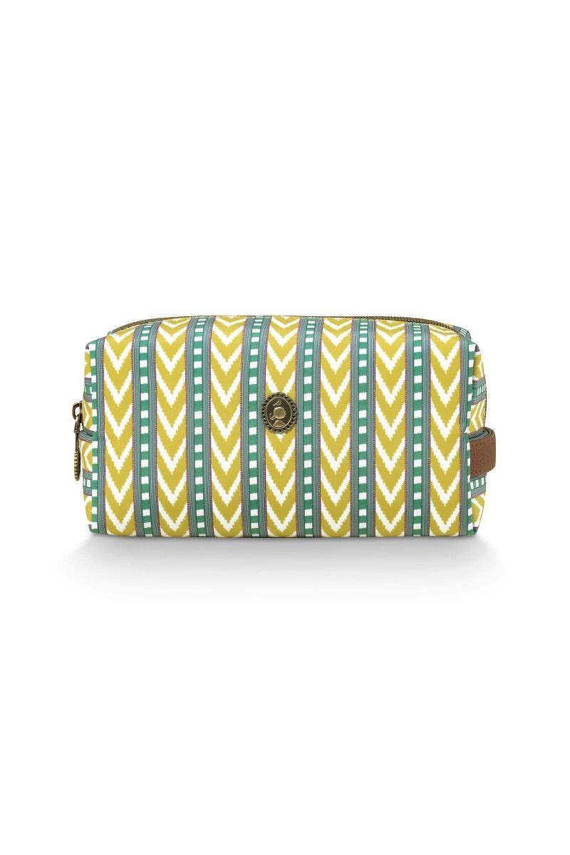 Coco Trousse à Cosmétiques Moyen Samba Ligne Vert