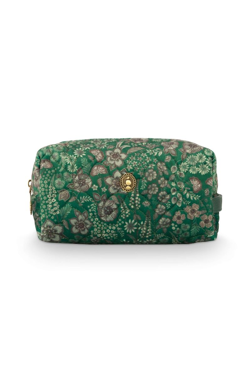 Necessaire Coco Mittelgroß Quilted Daisy Dreams Grün