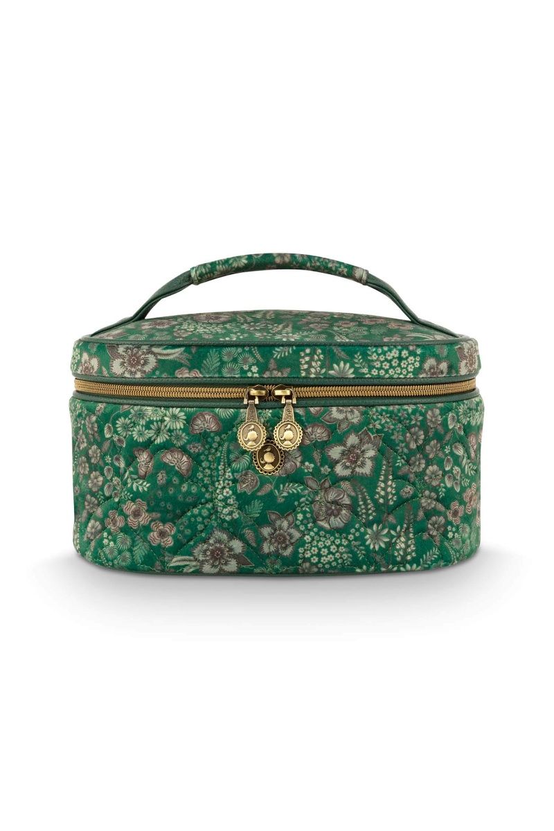 Beauty Case Cleo Quilted Daisy Dreams Groen