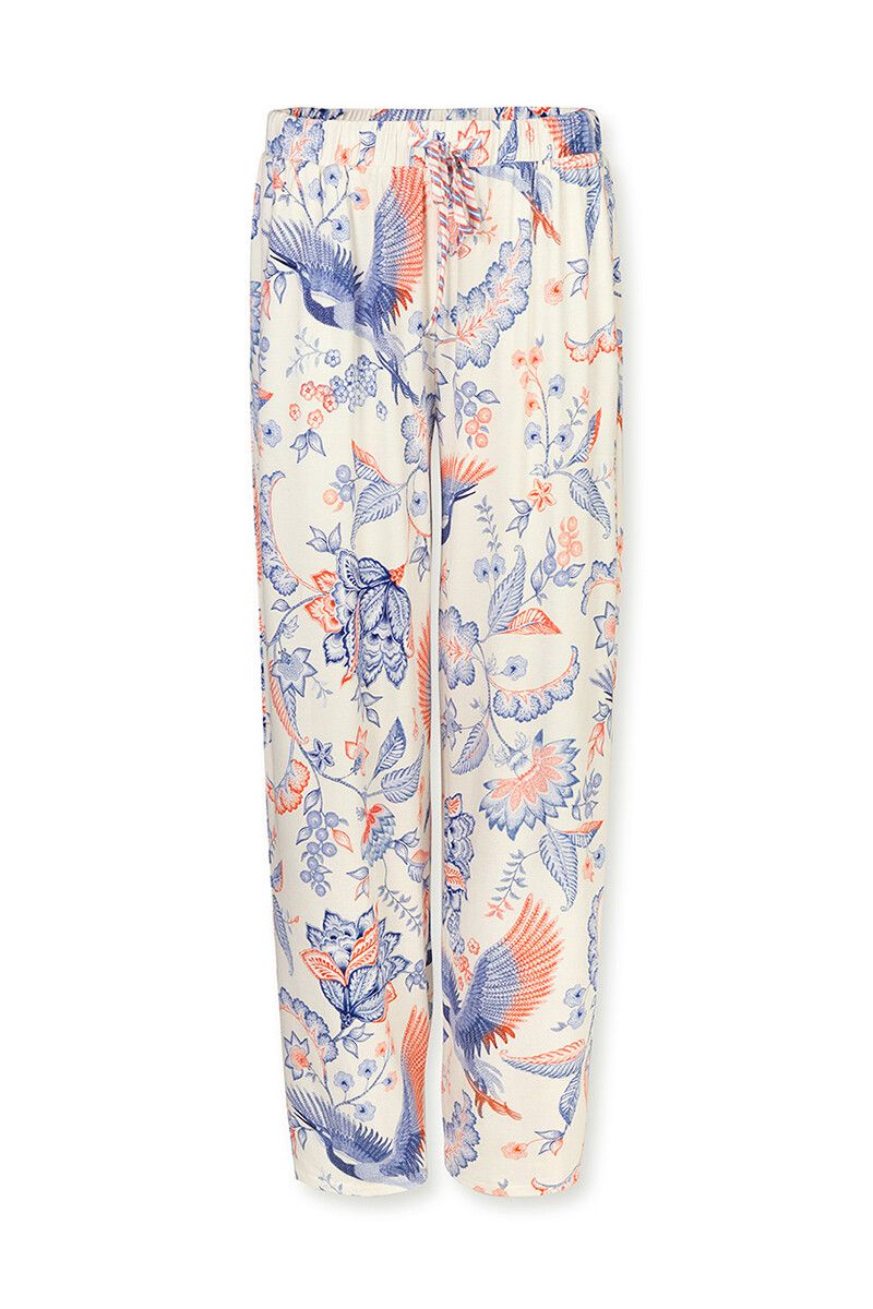 Lange Broek Royal Birds Gebroken Wit