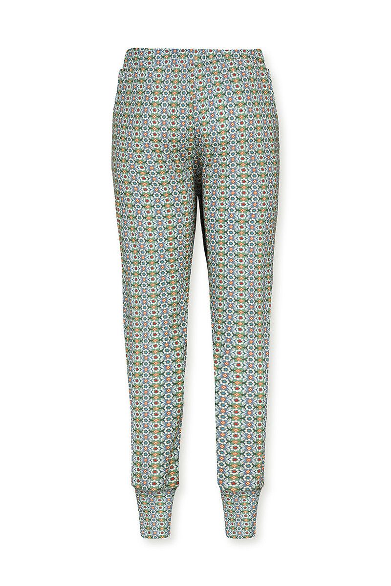 Trousers Long Star Flower Blue