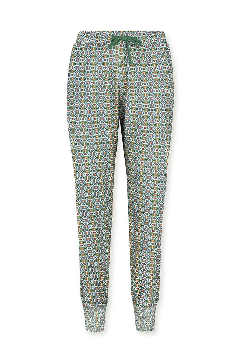 Trousers Long Star Flower Blue