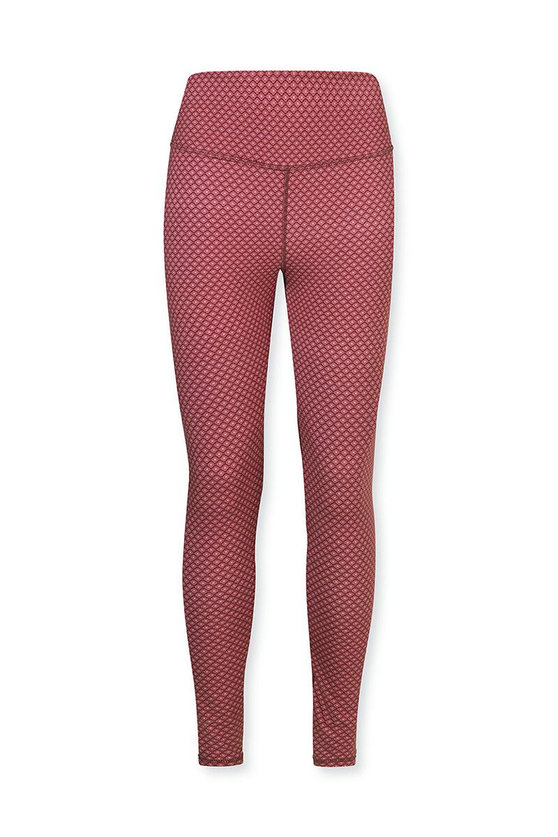 Pip Studio Sports Leggings Long Lace Flower Red