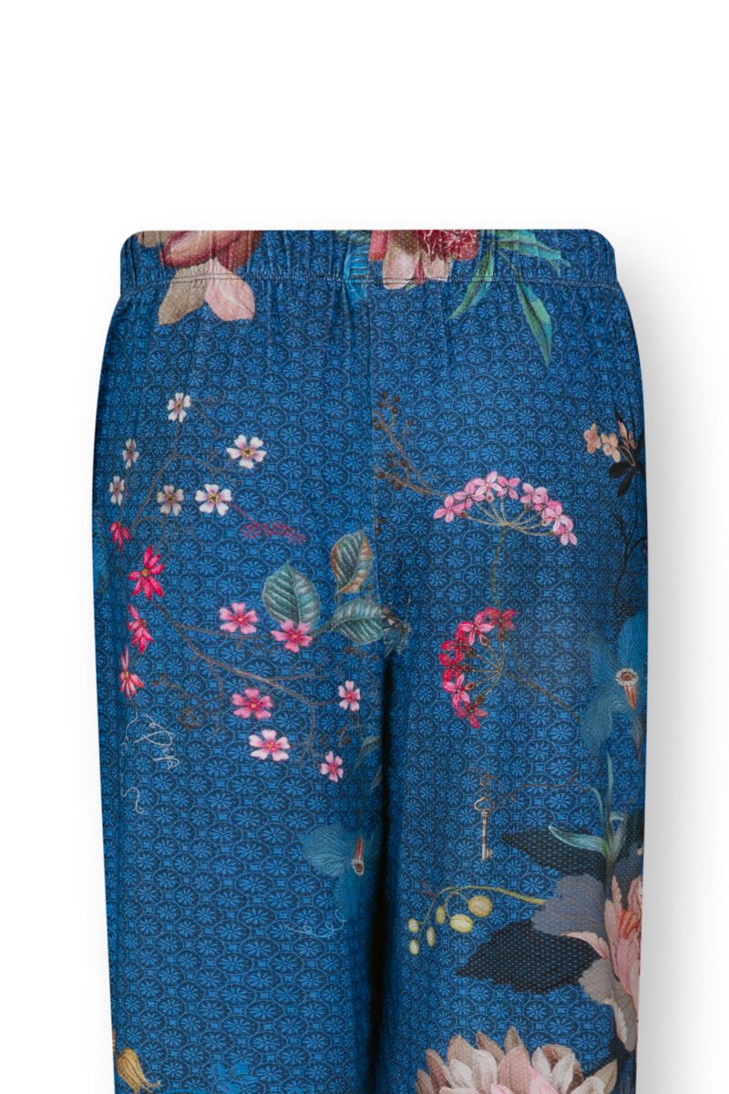 Lange Broek Tokyo Bouquet Blauw
