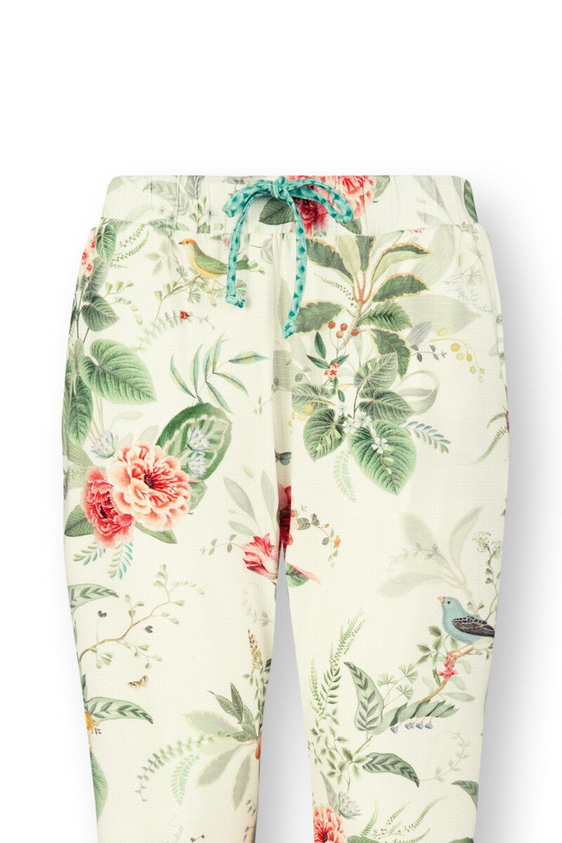 Trousers Long Oriental Dreams White