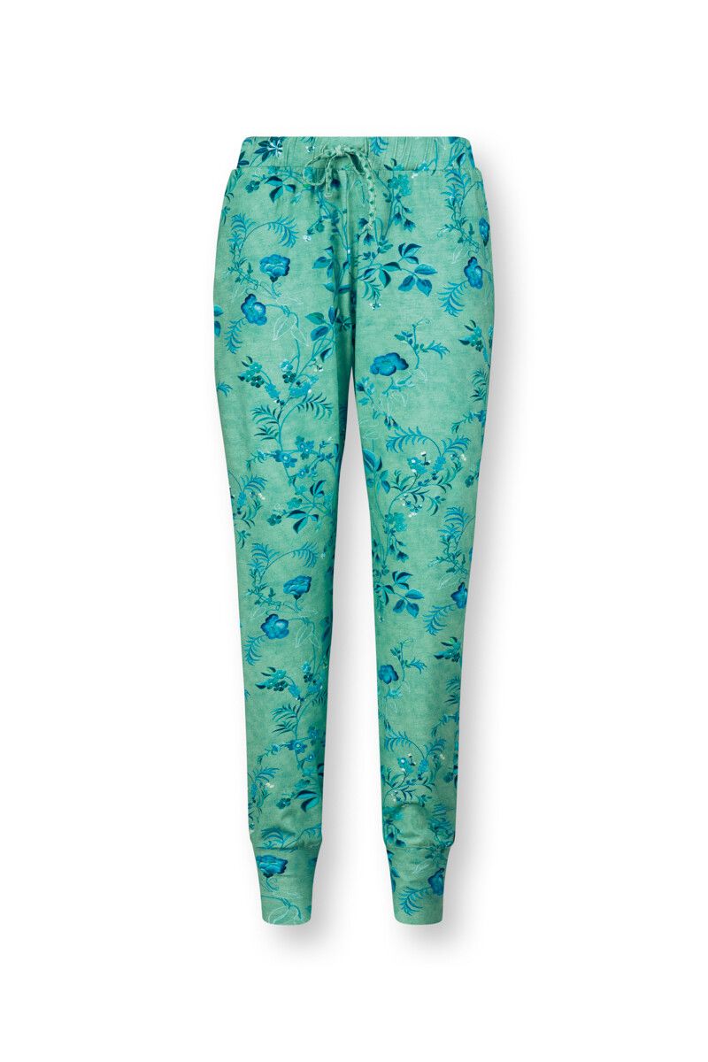 Lange Hose Tokyo Blossom Grün