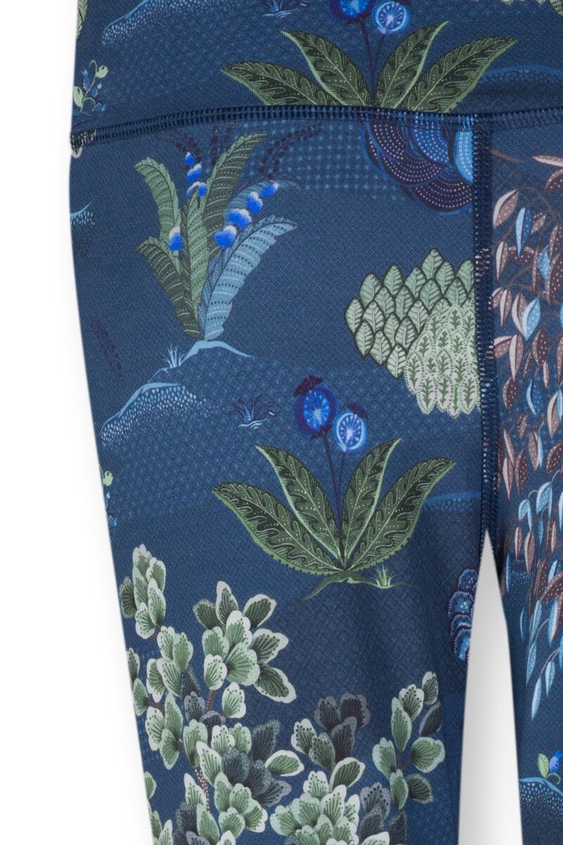 Sport Trousers Short Japanese Garden Blue