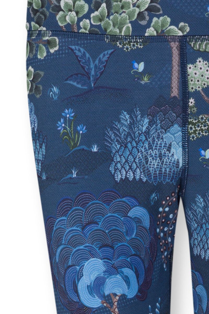 Sport Trousers Short Japanese Garden Blue