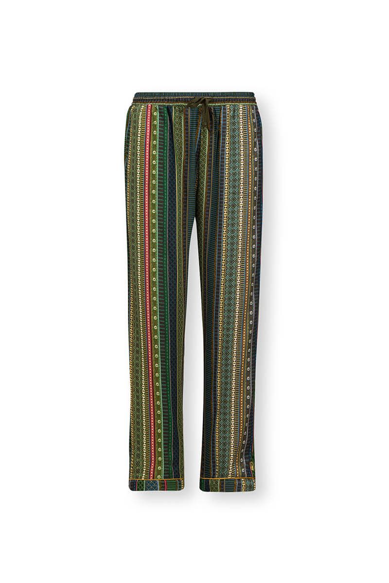 Lange Broek Ribbon Groen/blauw