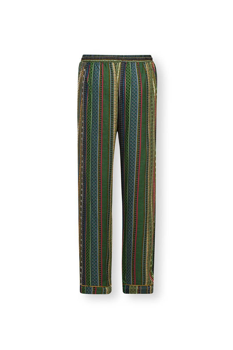 Lange Broek Ribbon Groen/blauw