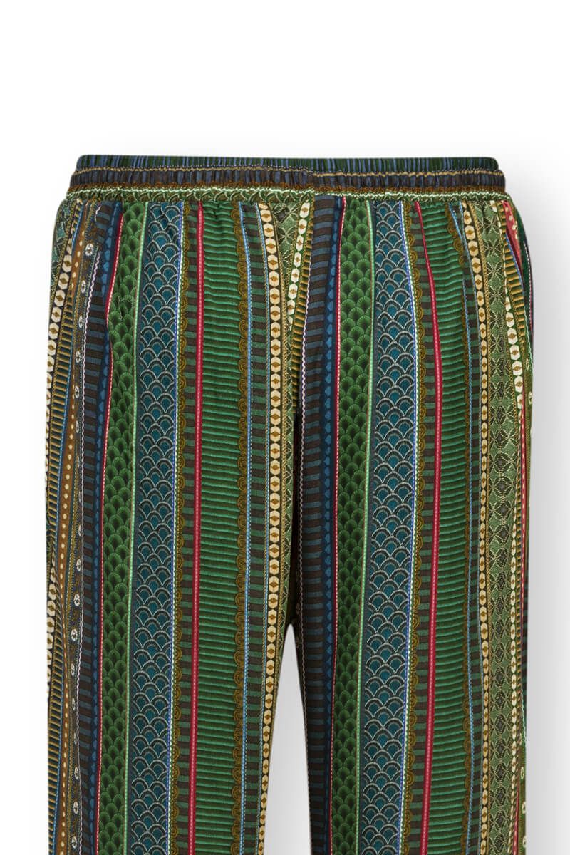 Lange Broek Ribbon Groen/blauw
