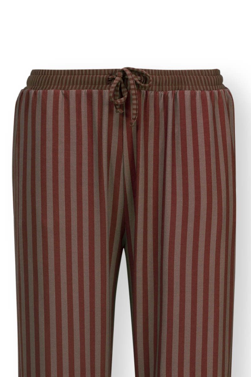 Trousers Long Sumo Stripe Terra Red