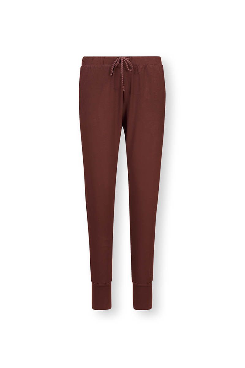 Trousers Long Solid Terra Red