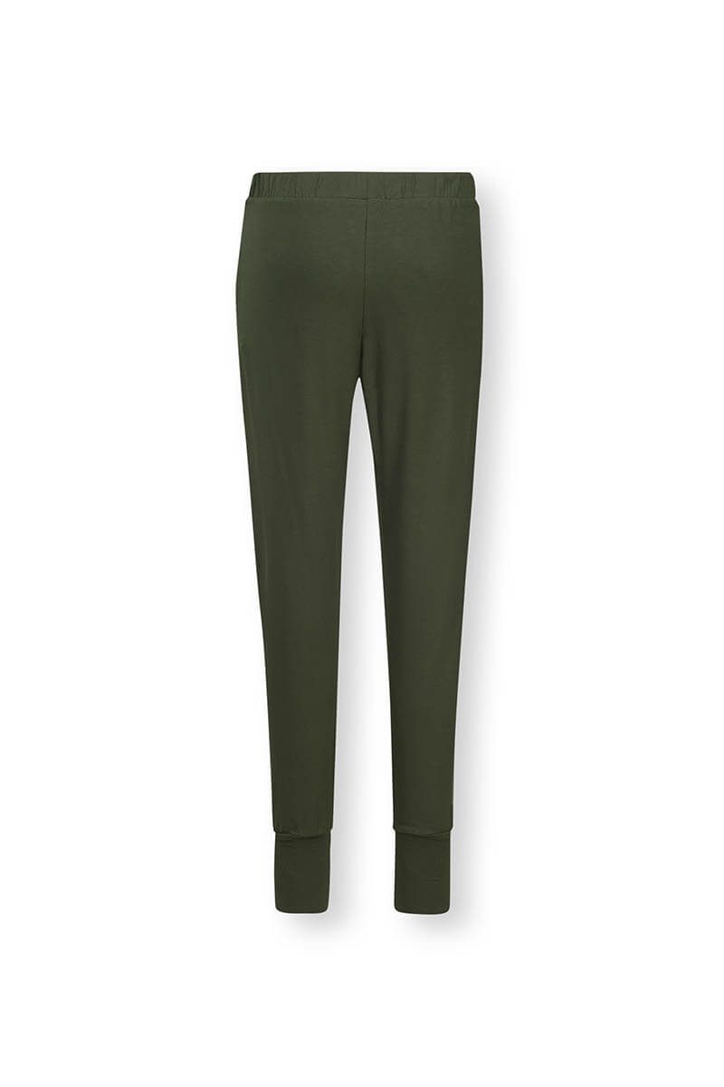 Lange Hose Solid Grün