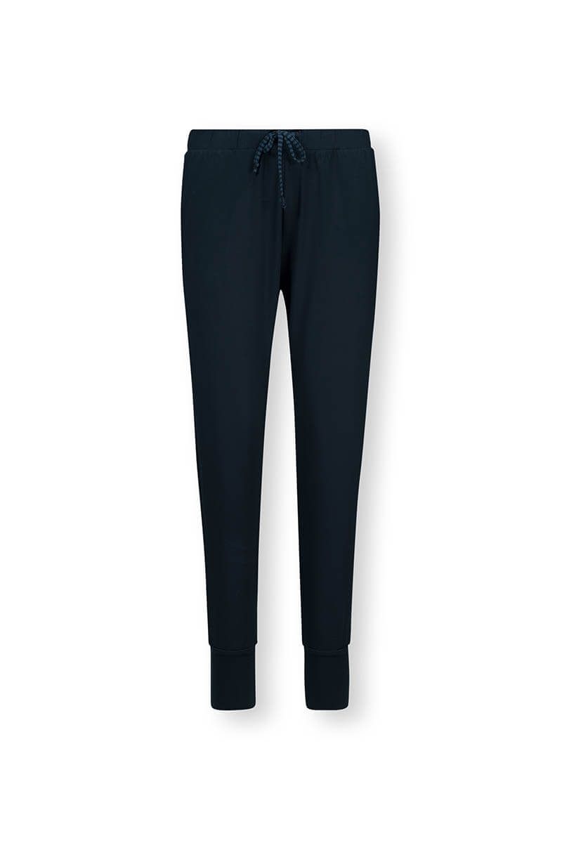 Trousers Long Solid Blue