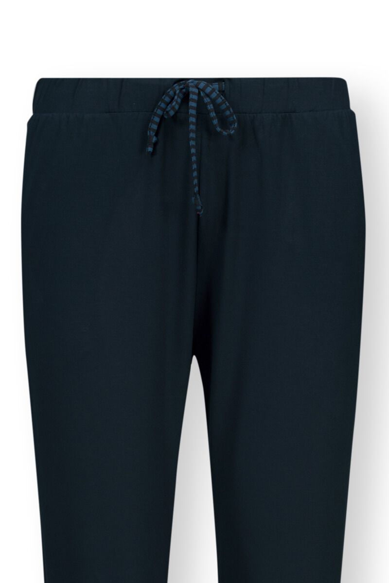 Trousers Long Solid Blue