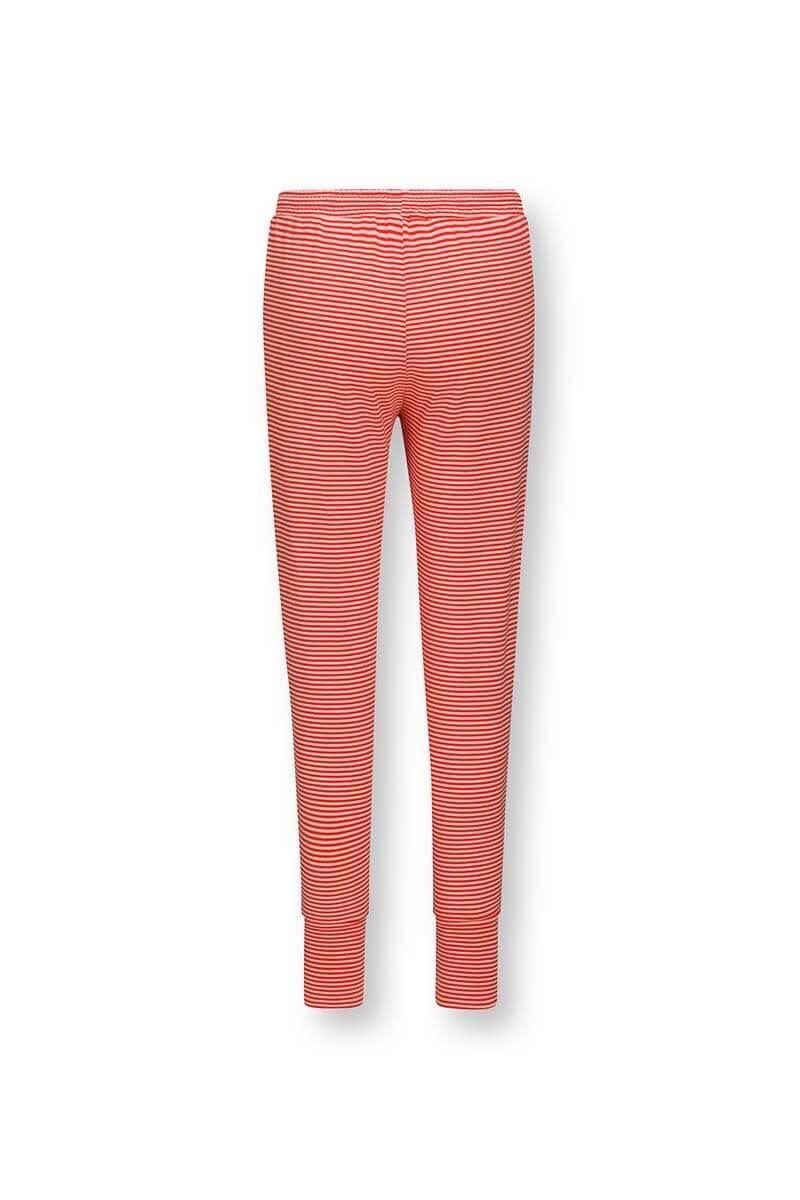 Lange Hose Little Sumo Stripe Koralle