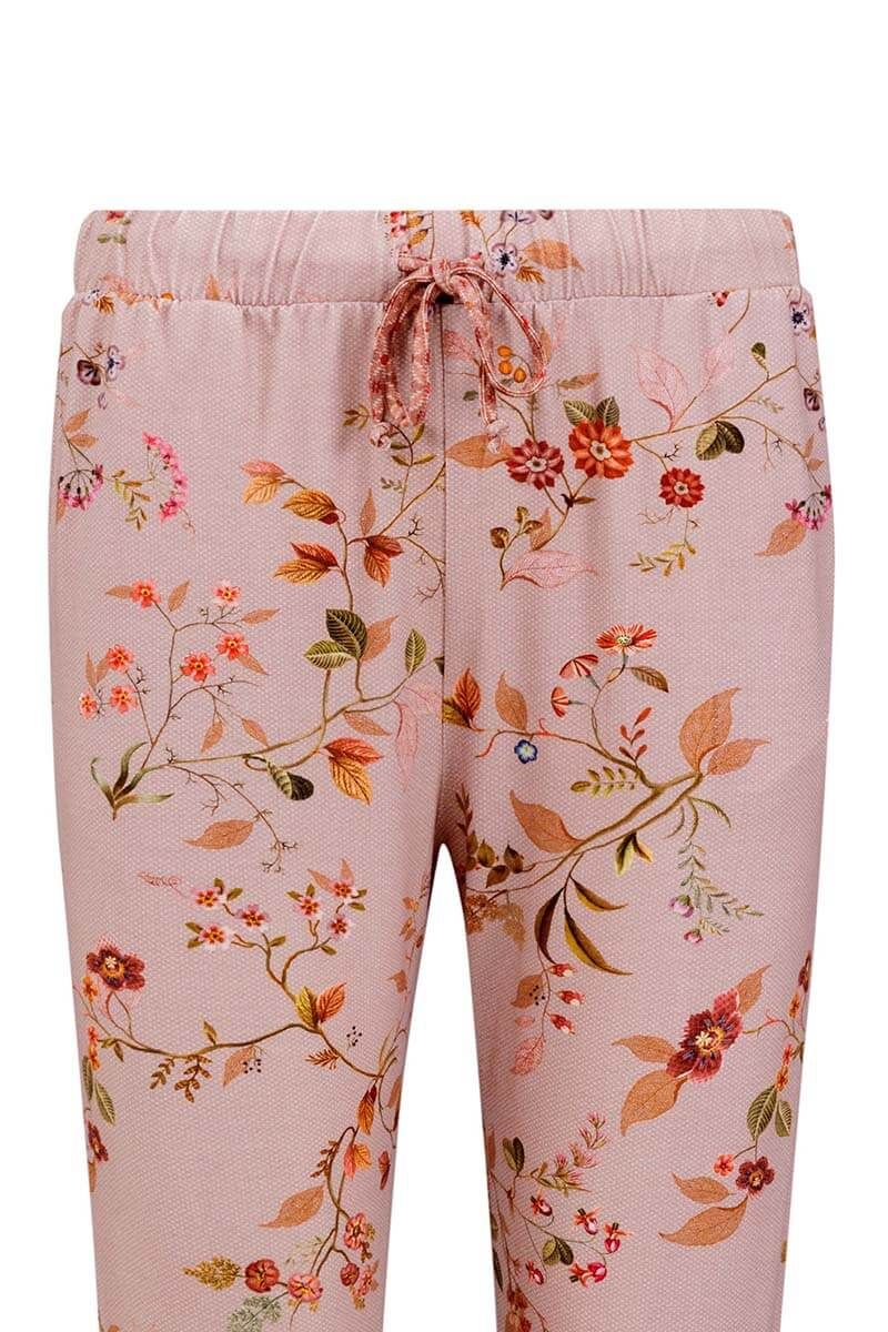 Trousers Long Kawai Flower Light Pink