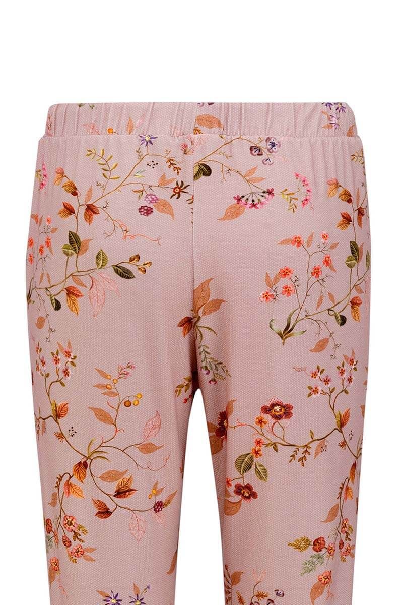 Trousers Long Kawai Flower Light Pink