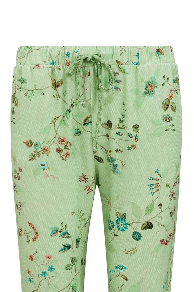 Lange Hose Kawai Flower Hellgrün
