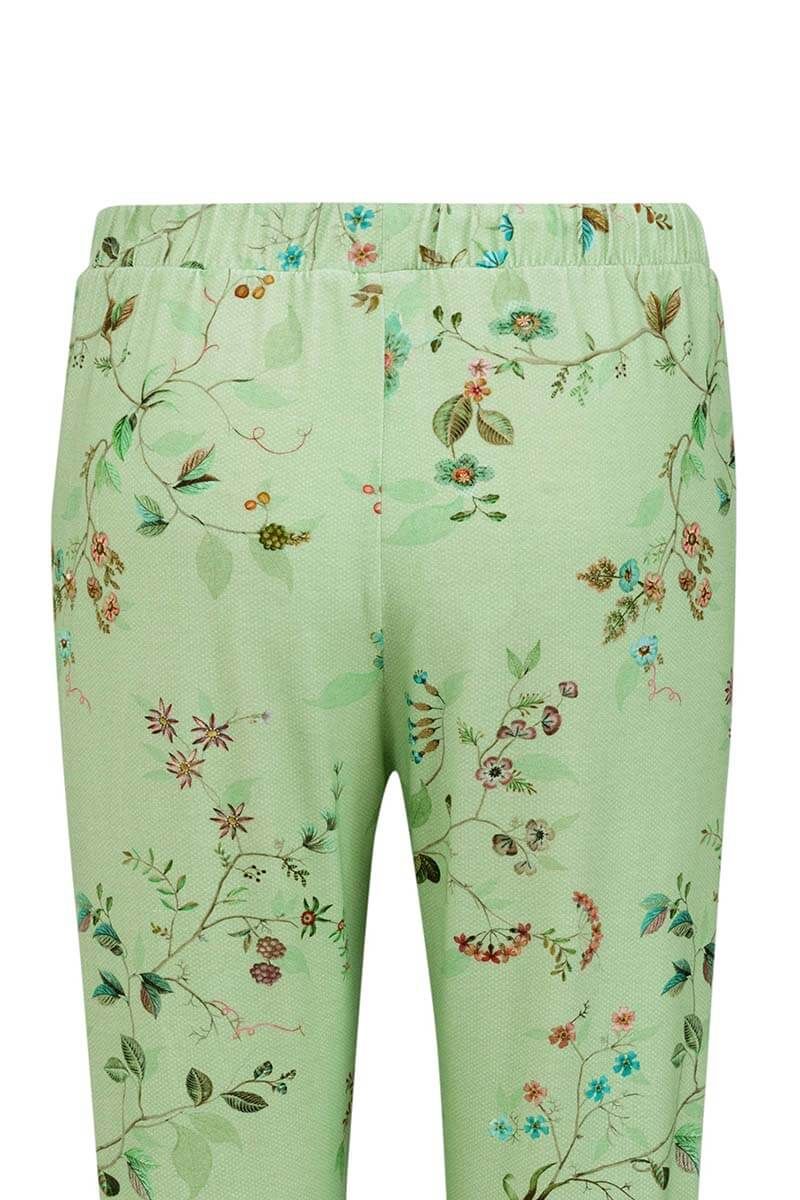 Lange Hose Kawai Flower Hellgrün