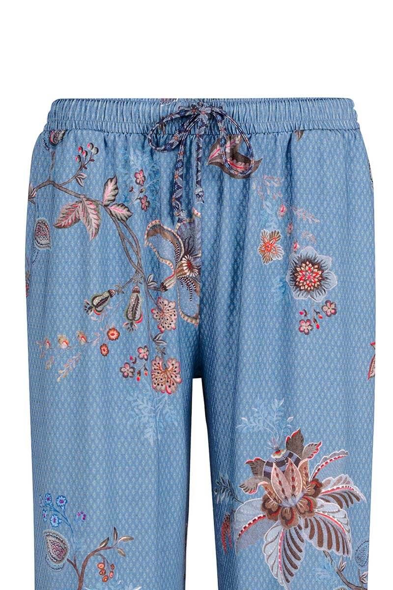 Lange Hose Cece Fiore Blau