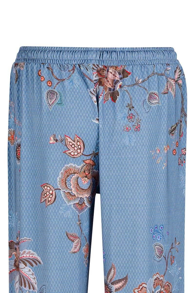 Lange Hose Cece Fiore Blau